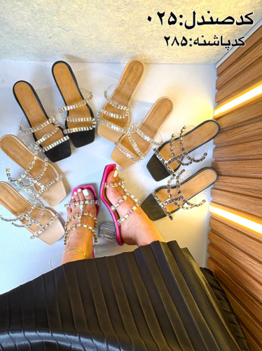 صندل دخترانه زنانه نگینی مجلسی ۰۲۵