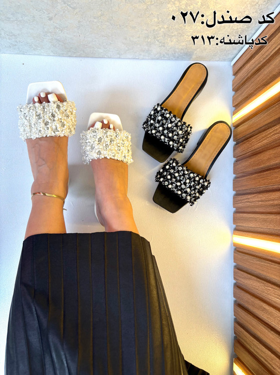 صندل نگینی مجلسی عروس ۰۲۷