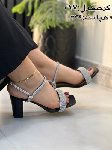 صندل دخترانه مجلسی نگینی